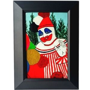John Wayne Gacy Serial Killer Pogo Vintage Odd Clown prison art Murder 70s 80s